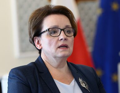 Miniatura: Minister Zalewska niespodziewanie...