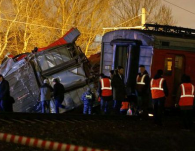 Miniatura: Katastrofa kolejowa w Moskwie. Wielu rannych
