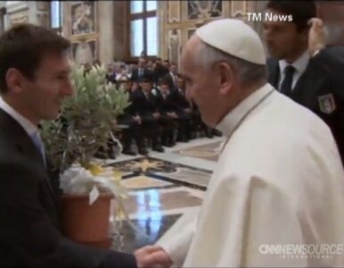 Miniatura: Papież spotkał się z piłkarzami. "Nie wiem...