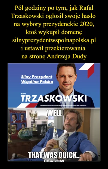 Zbliżają się wybory prezydenckie. Internauci tworzą memy 