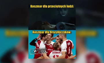 Mem po meczu Polska-Brazylia 