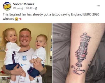 Mem przed finałem Euro 2020: Włochy - Anglia 