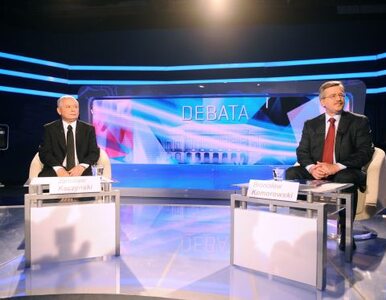 Miniatura: Debatę wygrał Komorowski - tak mówi sondaż