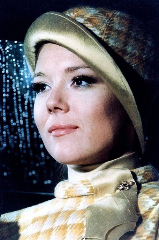 Diana Rigg w filmie "W tajnej służbie Jej Królewskiej Mości" (1969) 