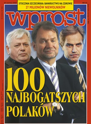 Okładka tygodnika Wprost nr 25/2002 (1021)