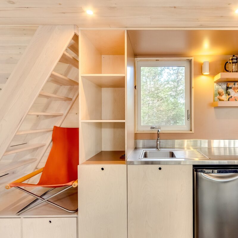 Drewniany domek, projekt Atelier L'Abri