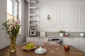 Mieszkanie w bloku jak w paryskiej kamienicy, Decoroom 