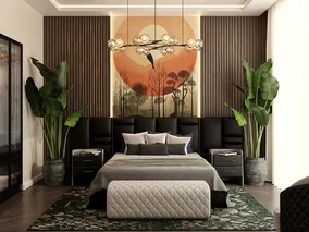 Miniatura: Ściana za zagłówkiem łóżka – sekret...