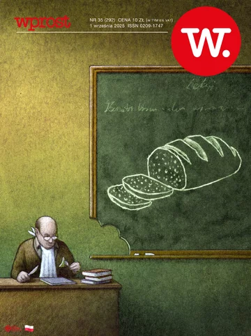 Okładka tygodnika Wprost nr 35/2025 (2208)
