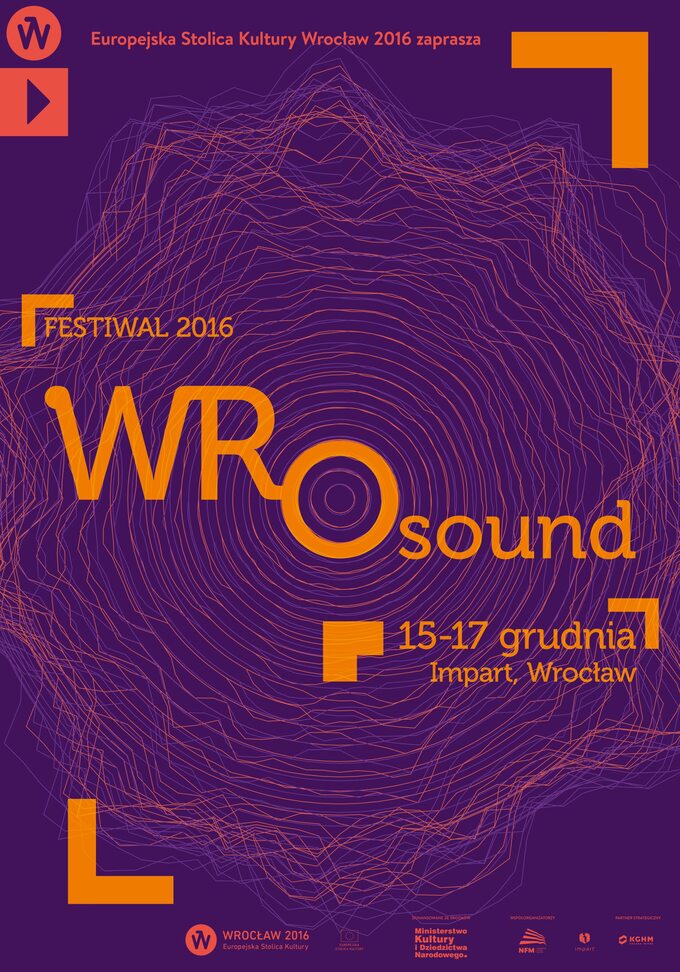 Plakat festiwalu WROsound