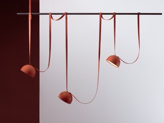 Pomysłowe lampki w kolorze terakoty