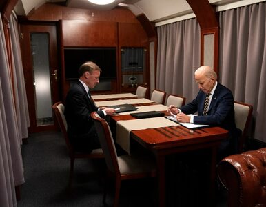 Joe Biden w wagonie bydgoskiej Pesy. Zdjęcia salonki obiegły świat