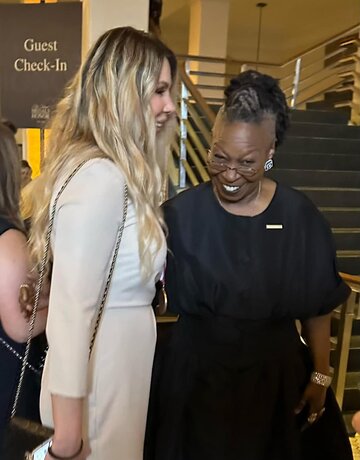 Anna Kobylarz i&nbsp;Whoopi Goldberg