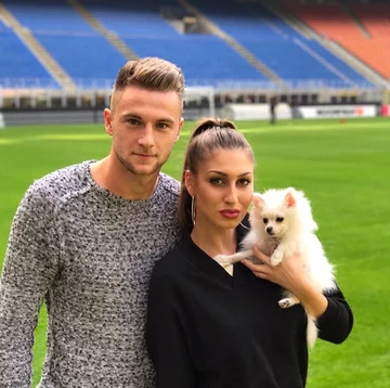 Milan Skriniar i Barbora Hroncekova 