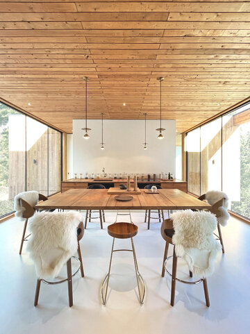 Domek w&nbsp;lesie, projekt  L&rsquo;Empreinte Design Architecture