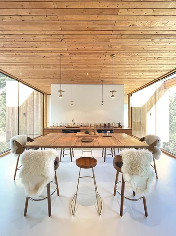 Domek w lesie, projekt  L’Empreinte Design Architecture v2com, 6639-01