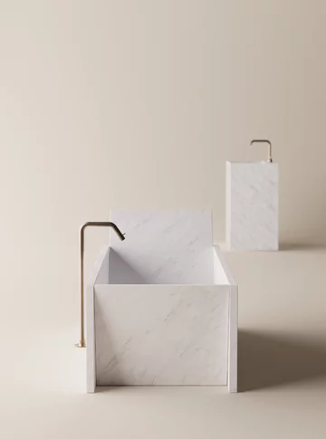 Wanna wolnostojąca, projekt Jean Nouvel Design v2com, wanna, agape