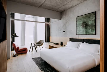 Wnętrza hotelu Nobu w Warszawie 