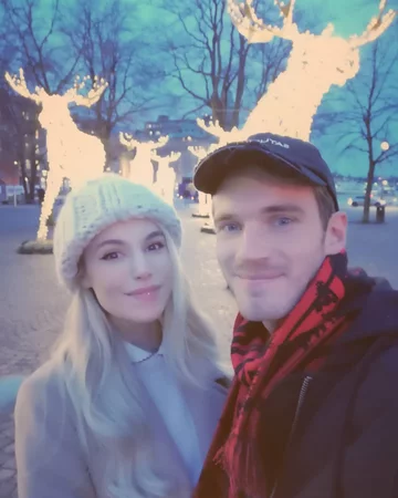 PewDiePie i Marzia Kjellberg 