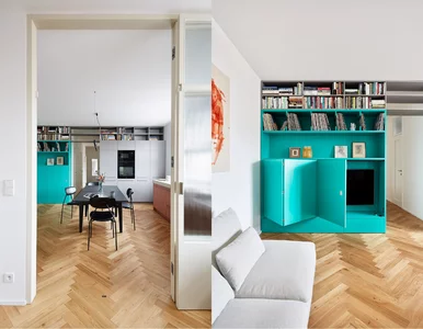 Miniatura: Ma 77 m², ale wnętrze wydaje się większe....