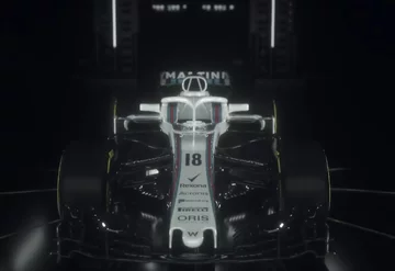 Bolid teamu Williams na rok 2018 