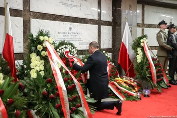 Prezydent Andrzej Duda na obchodach rocznicy katastrofy smoleńskiej 