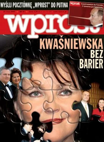 Okładka tygodnika Wprost nr 20/2005 (1172)