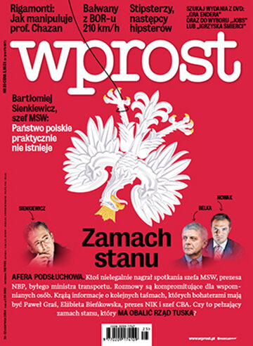 Okładka tygodnika Wprost nr 25/2014 (1633)