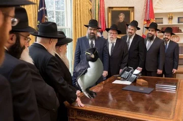 Pingwin zamiast Trumpa 