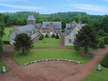 Teren zamku Rubensa w Elewijt 