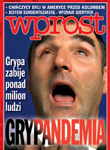 Okładka tygodnika Wprost nr 47/2002 (1043)