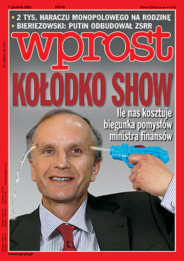 Okładka tygodnika Wprost nr 48/2002 (1044)