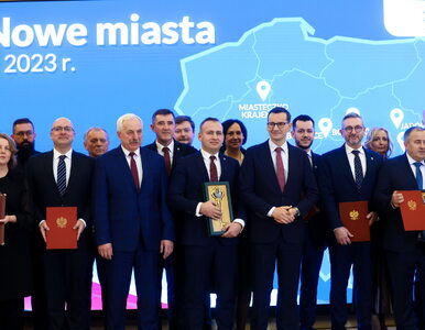 15 nowych miast w Polsce. Premier ogłosił zmiany