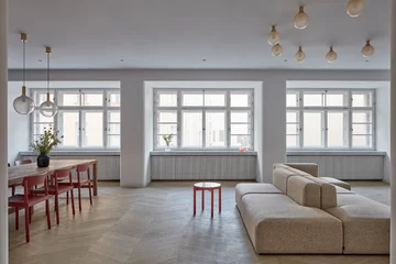 Kolorowe mieszkanie, projekt Lenka Mikova Architekti Linka, Lenka Mikova