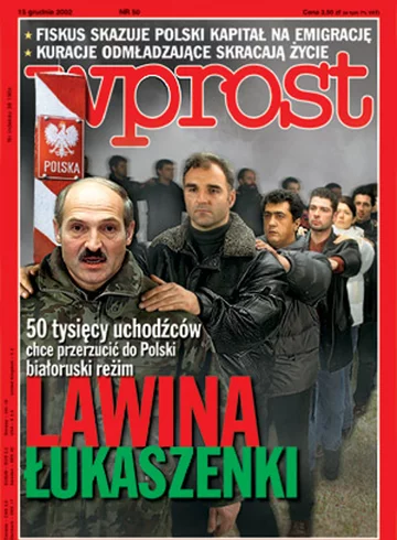 Okładka tygodnika Wprost nr 50/2002 (1046)