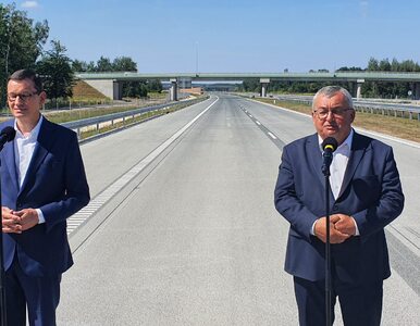 Miniatura: Otwarcie nowego odcinka autostrady A2....