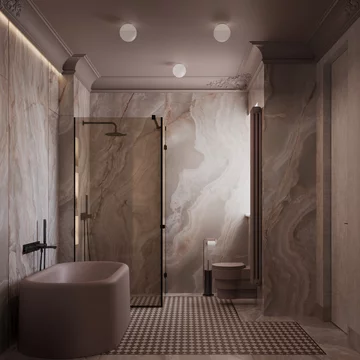 Apartament z widokiem na park, projekt Modeko Studio 