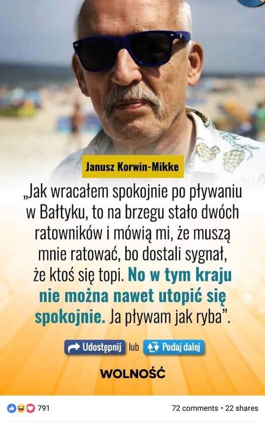 Mem z Januszem Korwin-Mikke 