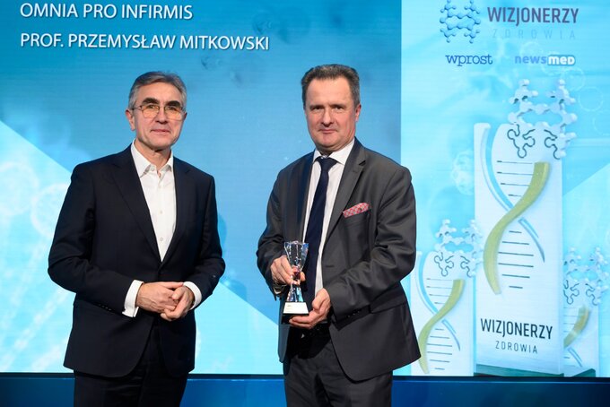 Ks. prof. Stanisław Dziekoński i prof. Przemysław Mitkowski