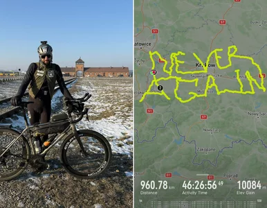 Miniatura: Zdumiewające co zrobił ten kolarz. Trasa...