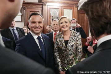 Para prezydencka wysłuchała koncertu kolęd 