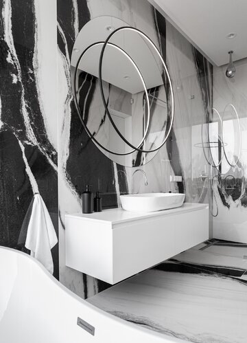 Willa nad rozlewiskiem Narwi, projekt Art&rsquo;Up Interiors