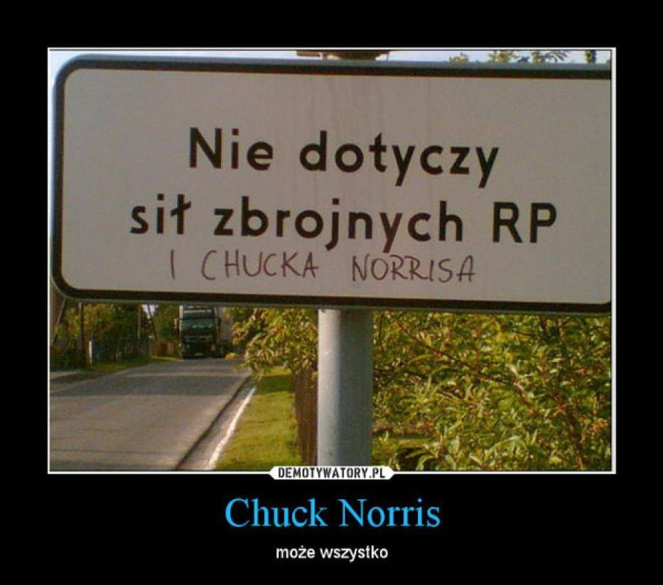 Mem z Chuckiem Norrisem 