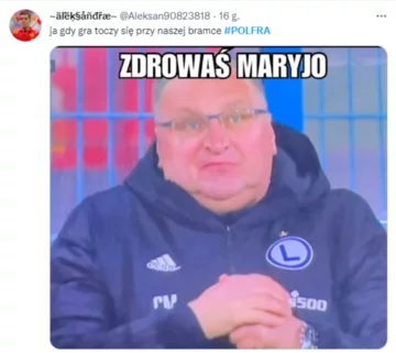 Mem po meczu Polski z Francją 