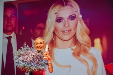 Dorota Rabczewska podczas gali fundacji DKMS