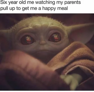 Baby Yoda na memie 