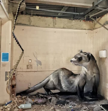 Graffiti 3D, które stworzył Odeith 