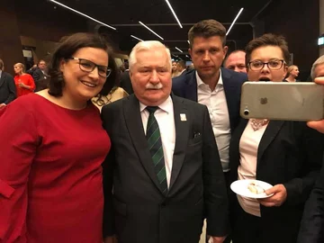 74. urodziny Lecha Wałęsy w ECS 