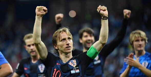 Miniatura: Reprezentacja Chorwacji w piłce nożnej