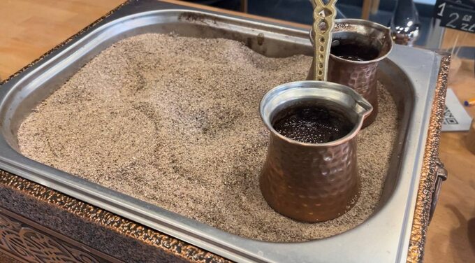 Kawa na piasku